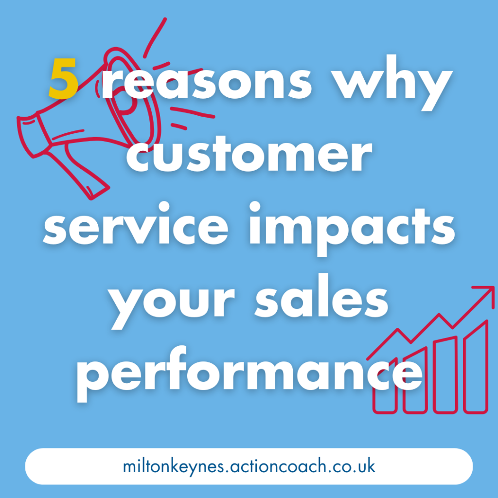 5 reasons why customer service impacts your sales performance